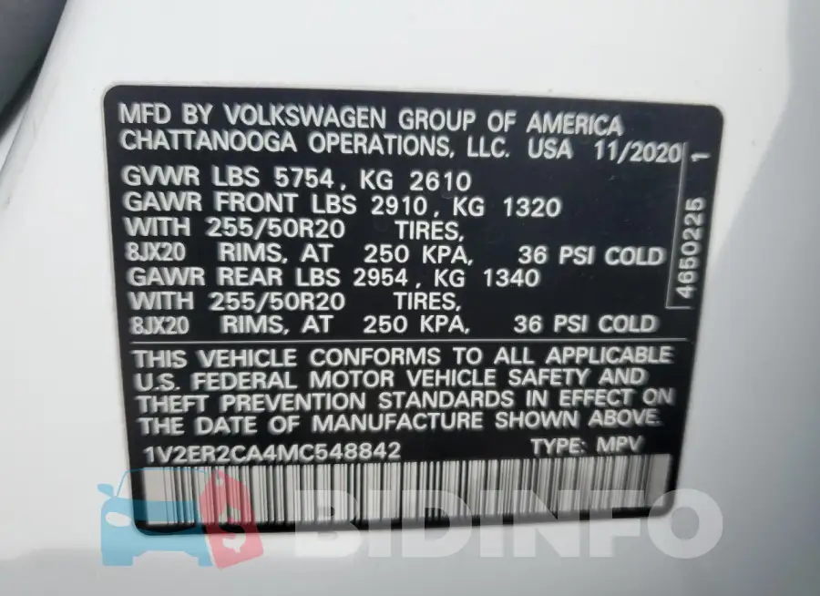 1V2ER2CA4MC548842 Photo# 13