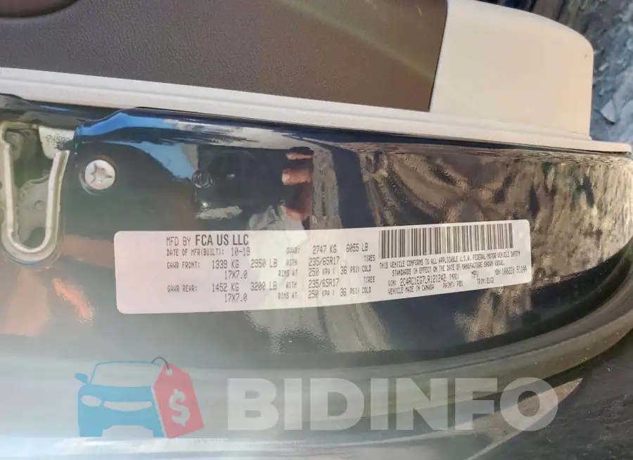 2C4RC1EG7LR121242 Photo# 13