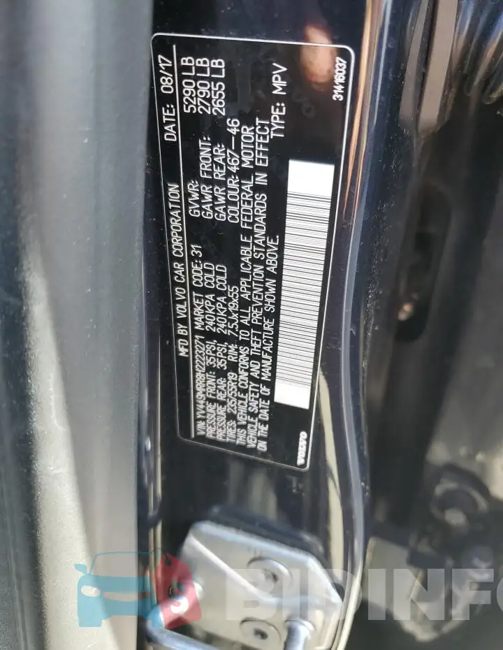 YV449MRR8H2223271 Photo# 13