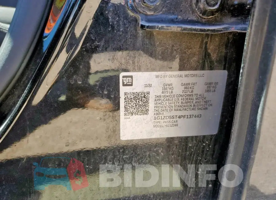 1G1ZD5ST4PF137443 Photo# 12