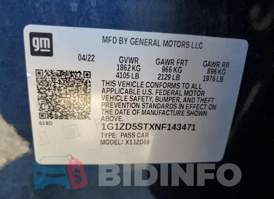 1G1ZD5STXNF143471 Photo# 12