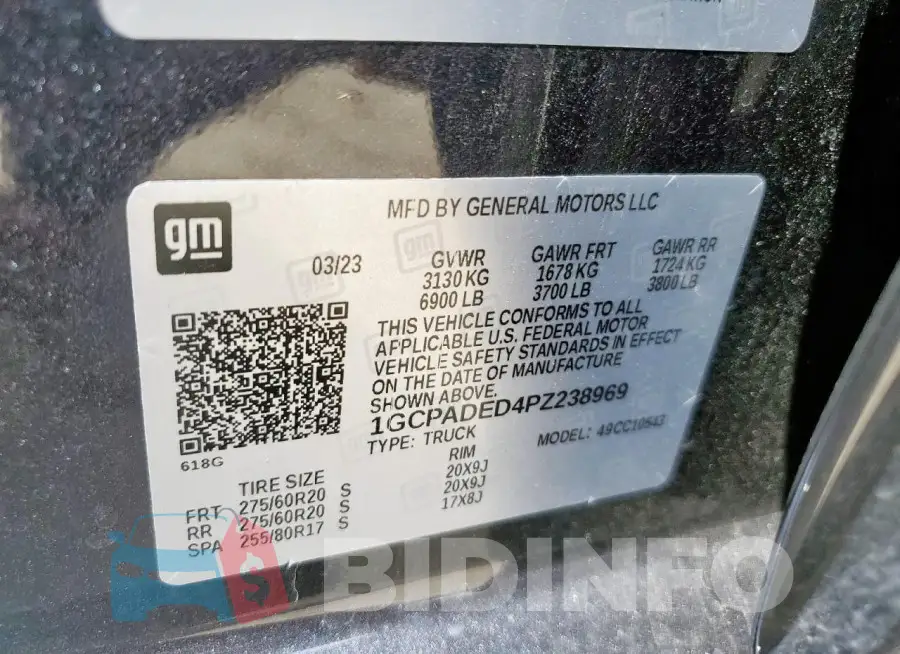 1GCPADED4PZ238969 Photo# 12