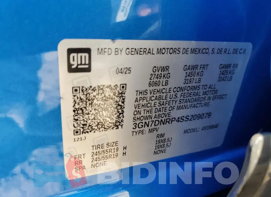 3GN7DNRP4SS209079 Photo# 12