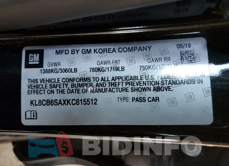 KL8CB6SAXKC815512 Photo# 12