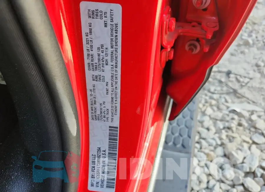 1C6SRFET5MN627264 Photo# 12