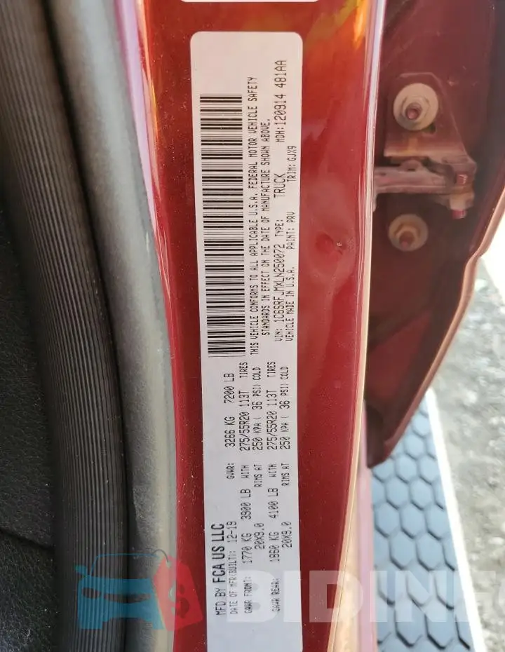 1C6SRFJMXLN250072 Photo# 12