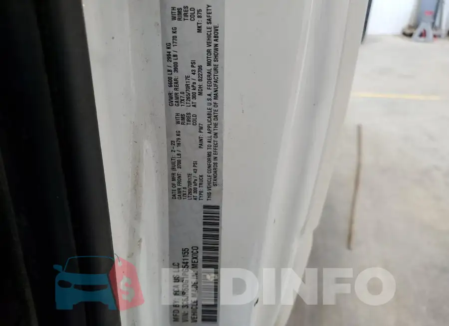 3C6JR6DG1PG541155 Photo# 12