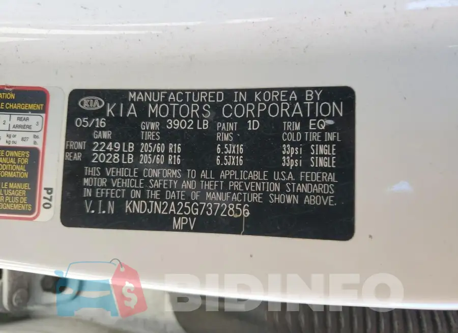 KNDJN2A25G7372856 Photo# 13