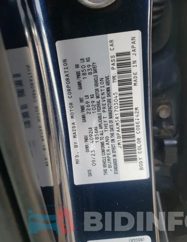 JM1BPAKM5R1703045 Photo# 12