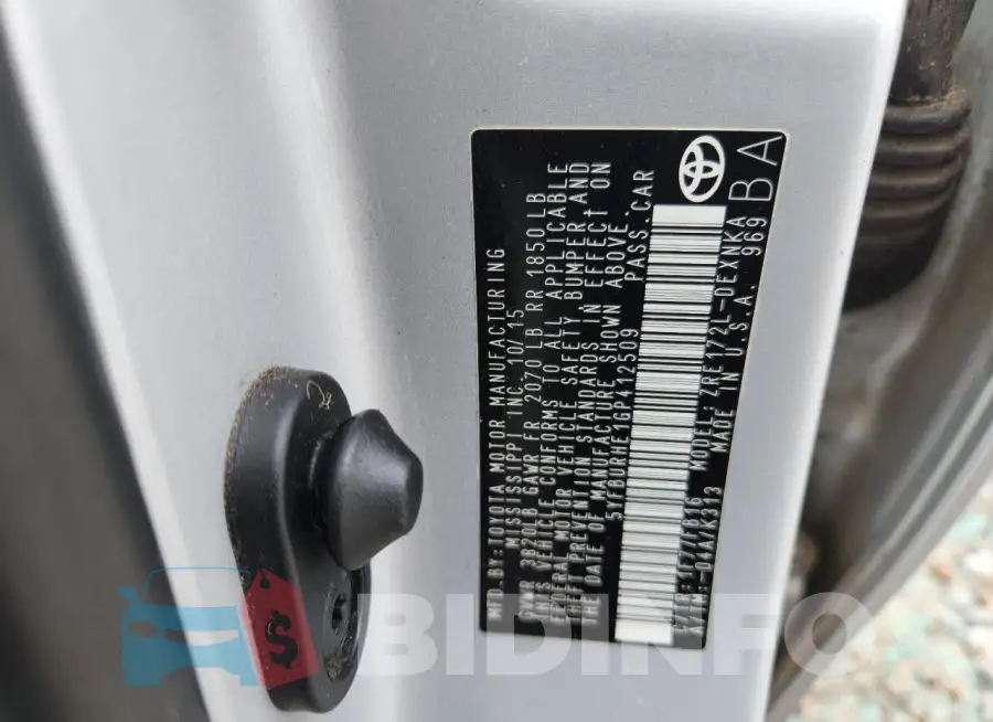 5YFBURHE1GP412509 Photo# 12