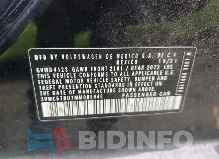 3VWC57BU7MM089945 Photo# 12