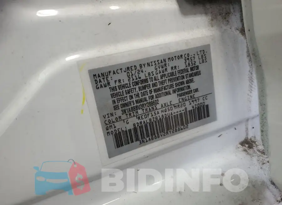 3N1AB8BV2RY288602 Photo# 12