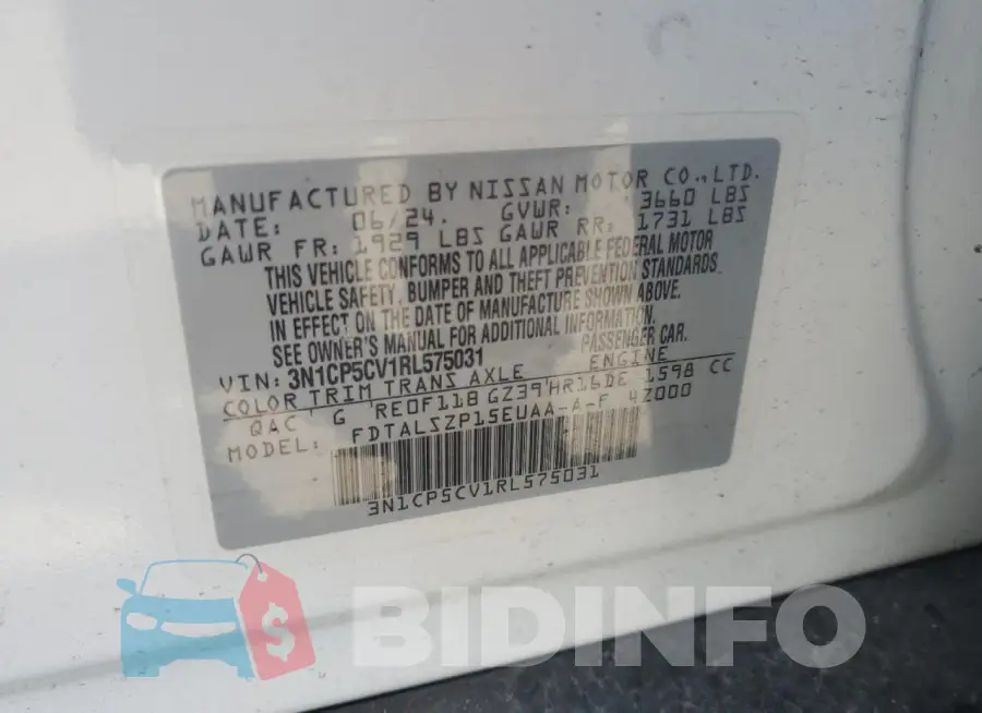 3N1CP5CV1RL575031 Photo# 14