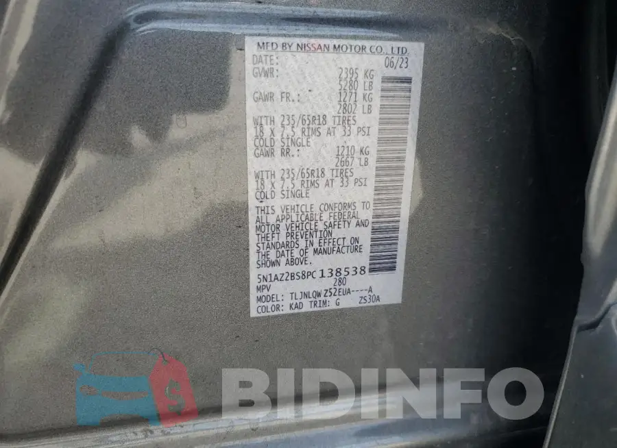 5N1AZ2BS8PC138538 Photo# 12