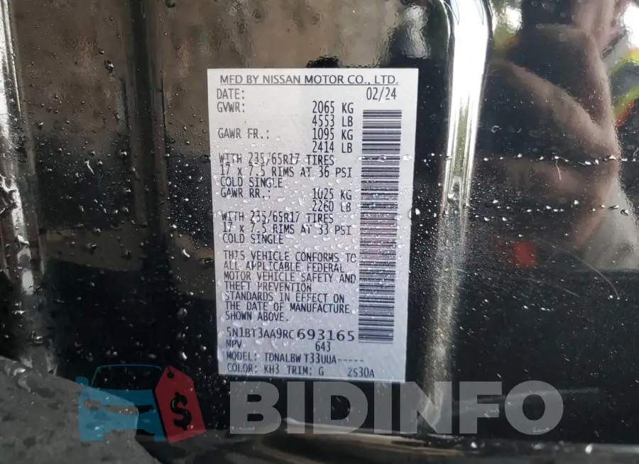 5N1BT3AA9RC693165 Photo# 13