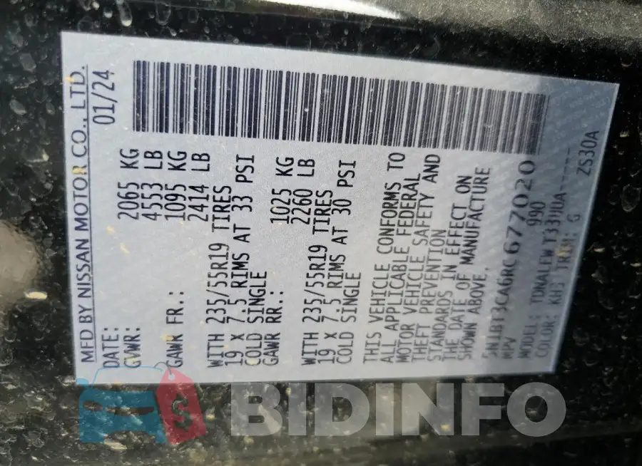 5N1BT3CA6RC677020 Photo# 13