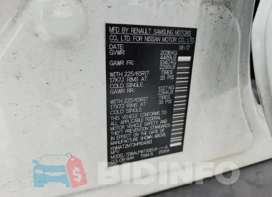 KNMAT2MT3HP614913 Photo# 13