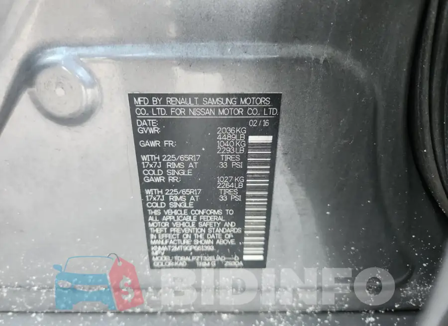 KNMAT2MT9GP661393 Photo# 13