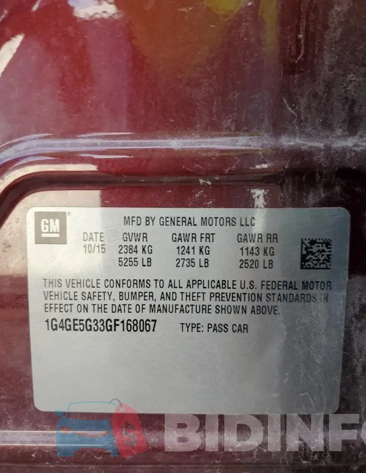 1G4GE5G33GF168067 Photo# 12