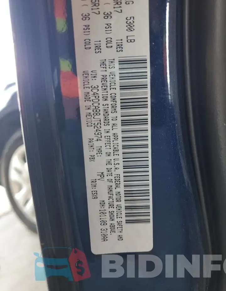 3C4PDCAB8JT524974 Photo# 13