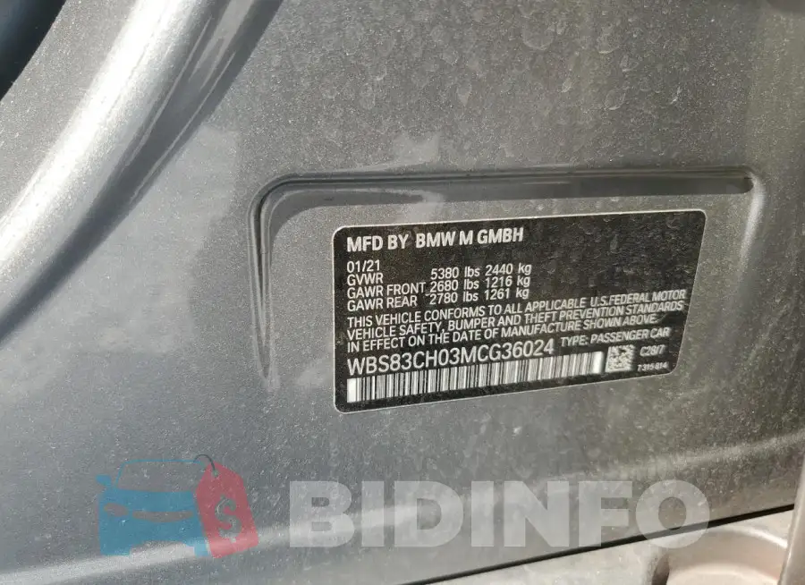 WBS83CH03MCG36024 Photo# 12