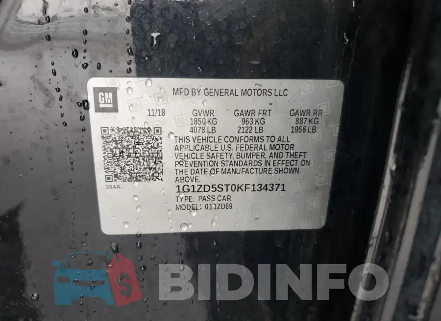 1G1ZD5ST0KF134371 Photo# 12