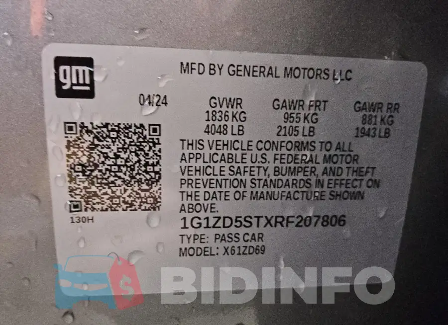 1G1ZD5STXRF207806 Photo# 12