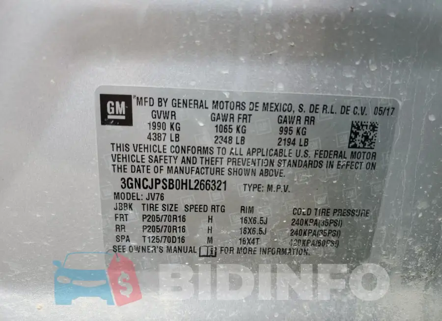 3GNCJPSB0HL266321 Photo# 13