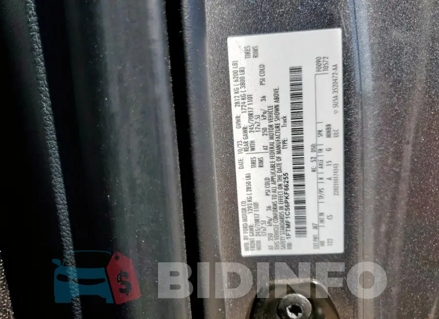 1FTMF1C56PKF66255 Photo# 12
