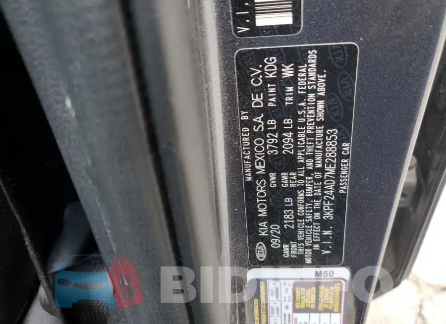 3KPF24AD7ME288853 Photo# 12