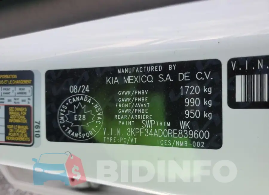 3KPF34AD0RE839600 Photo# 12