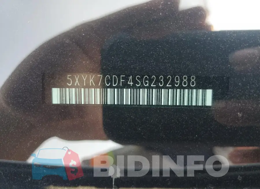 5XYK7CDF4SG232988 Photo# 13