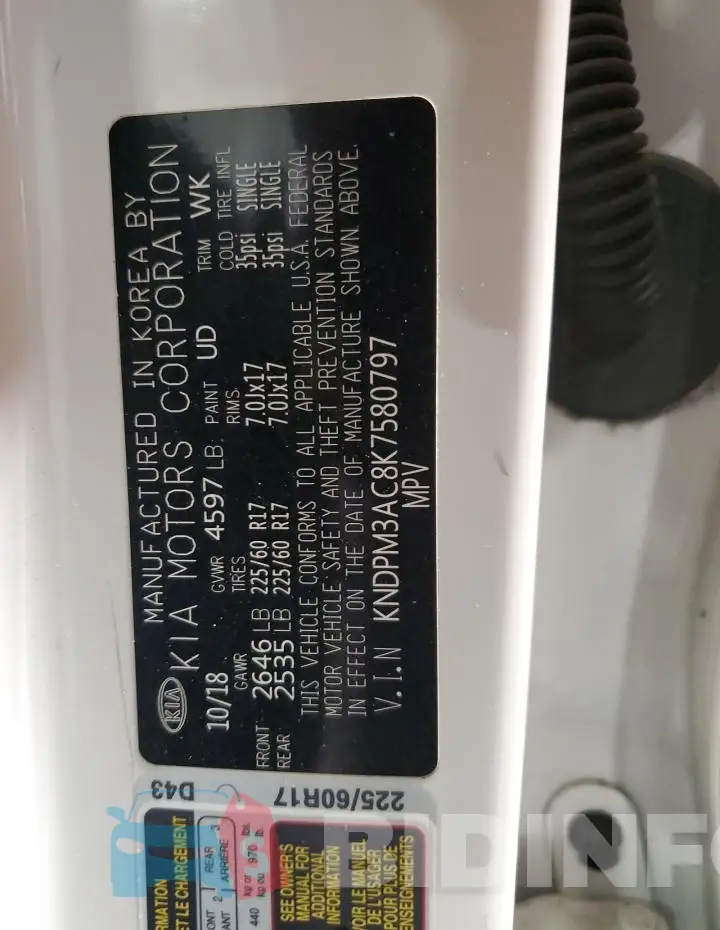 KNDPM3AC8K7580797 Photo# 13