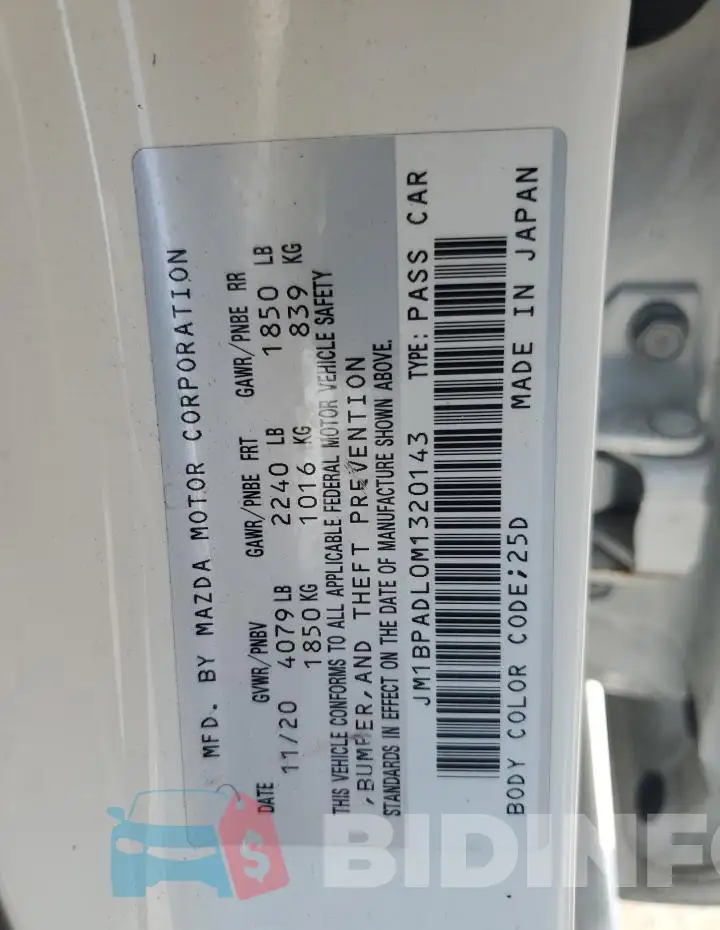 JM1BPADL0M1320143 Photo# 12