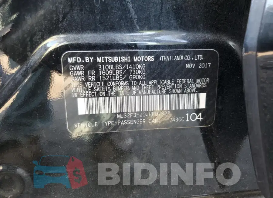 ML32F3FJ0JHF07322 Photo# 12