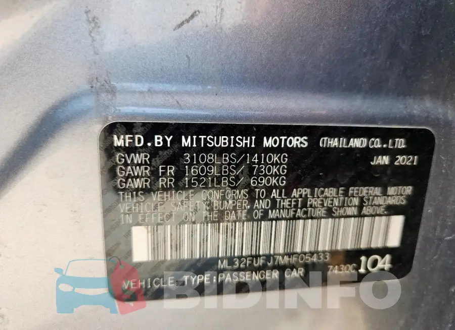 ML32FUFJ7MHF05433 Photo# 12