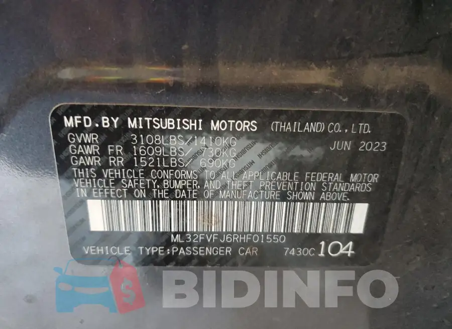 ML32FVFJ6RHF01550 Photo# 13