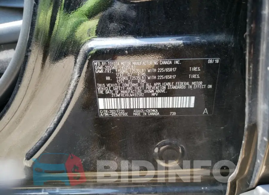 2T3WFREV8JW492582 Photo# 13
