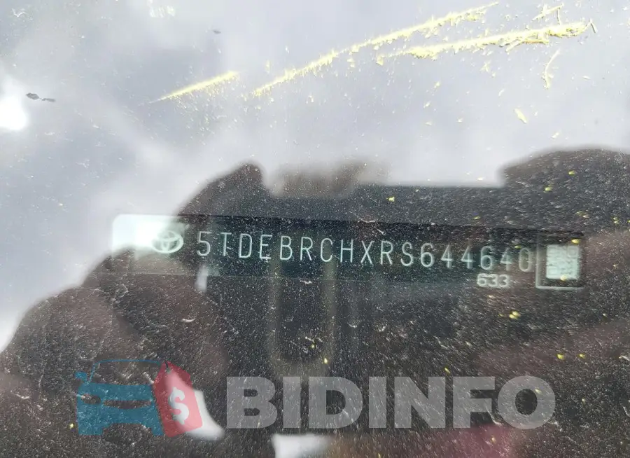5TDEBRCHXRS644640 Photo# 13