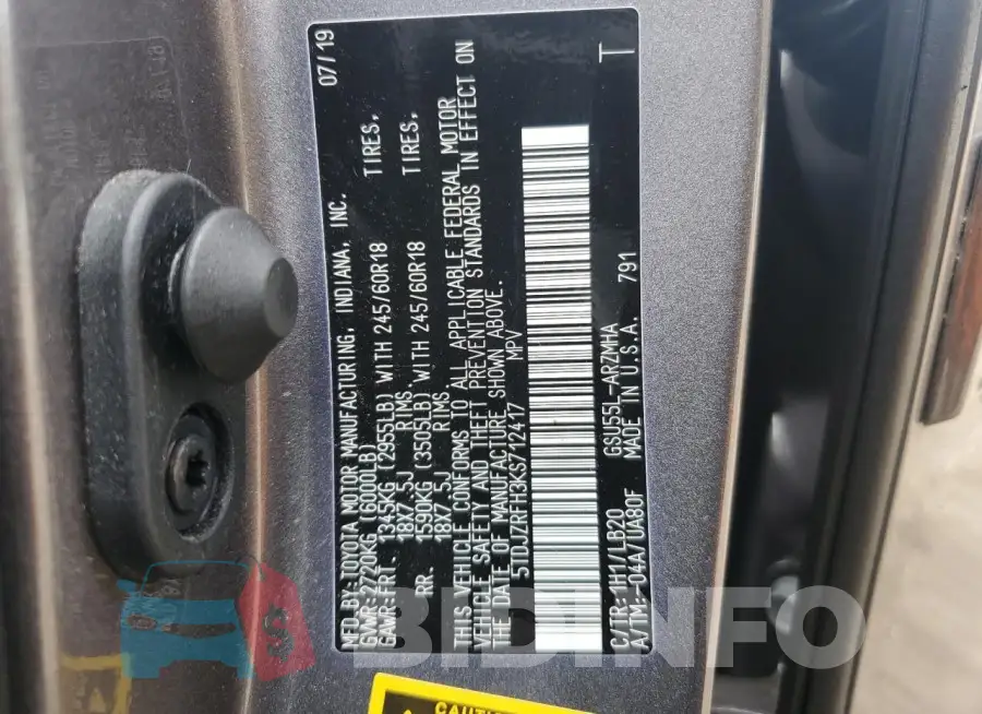 5TDJZRFH3KS712417 Photo# 13