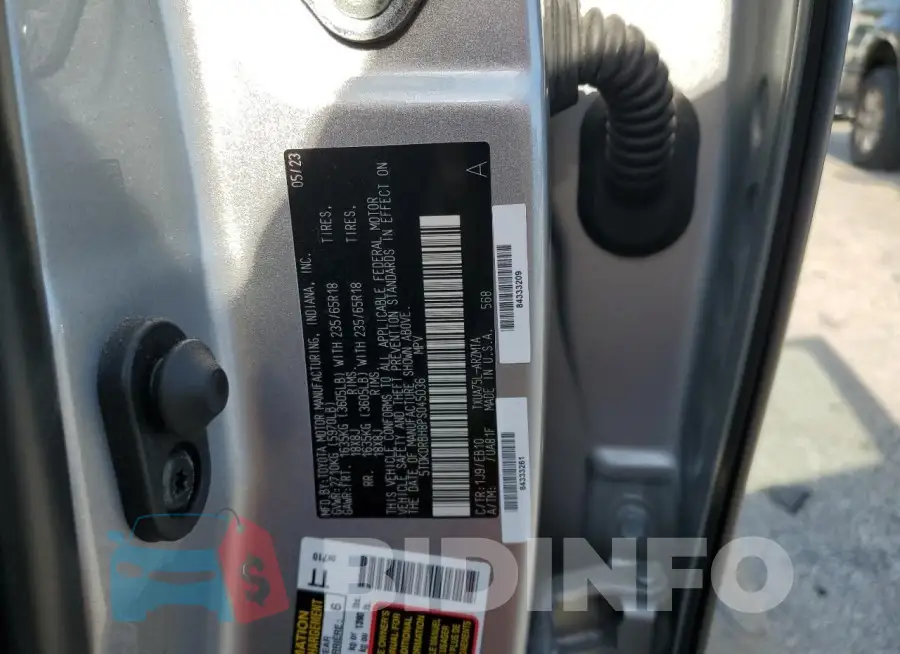 5TDKDRBH8PS045036 Photo# 13