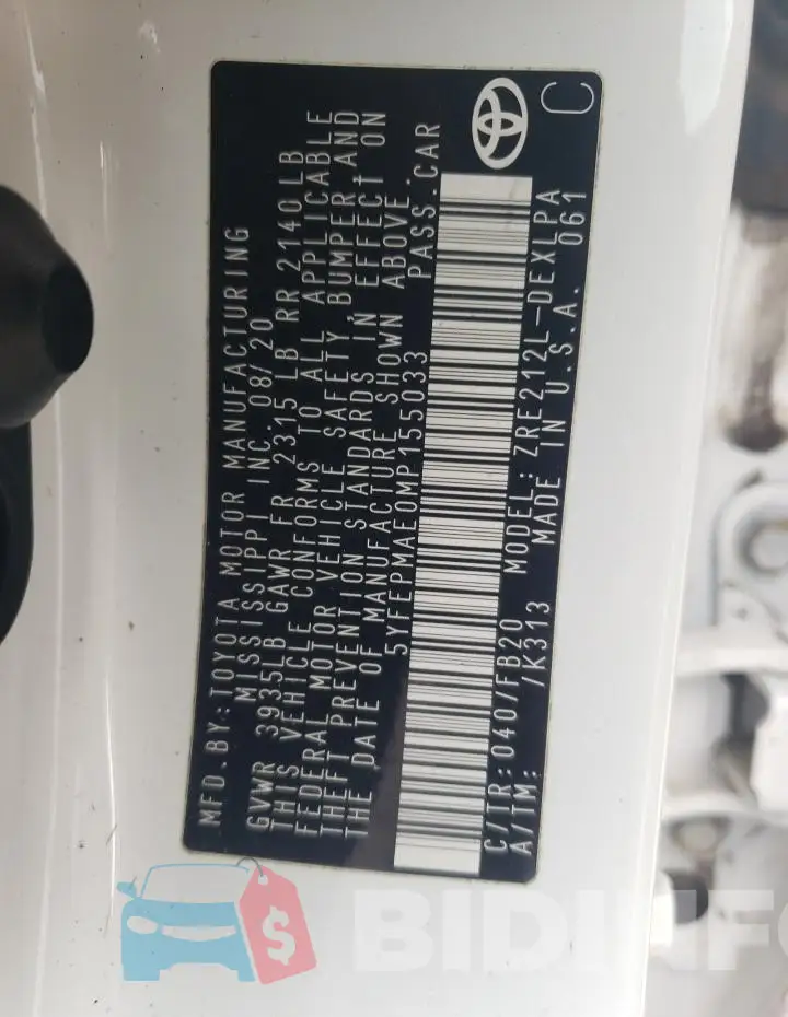5YFEPMAE0MP155033 Photo# 12