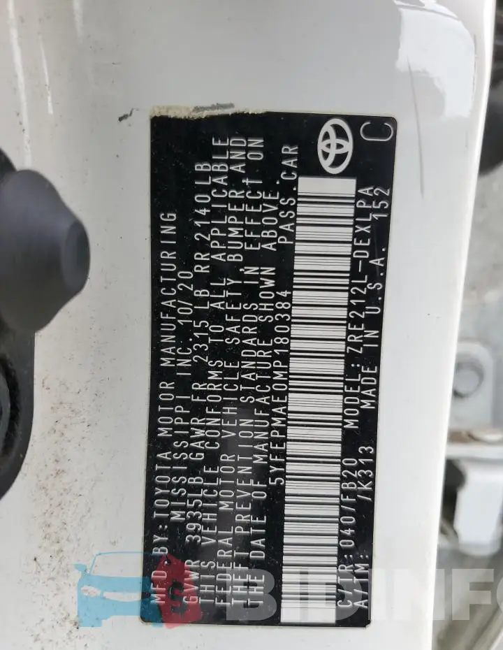 5YFEPMAE0MP180384 Photo# 12