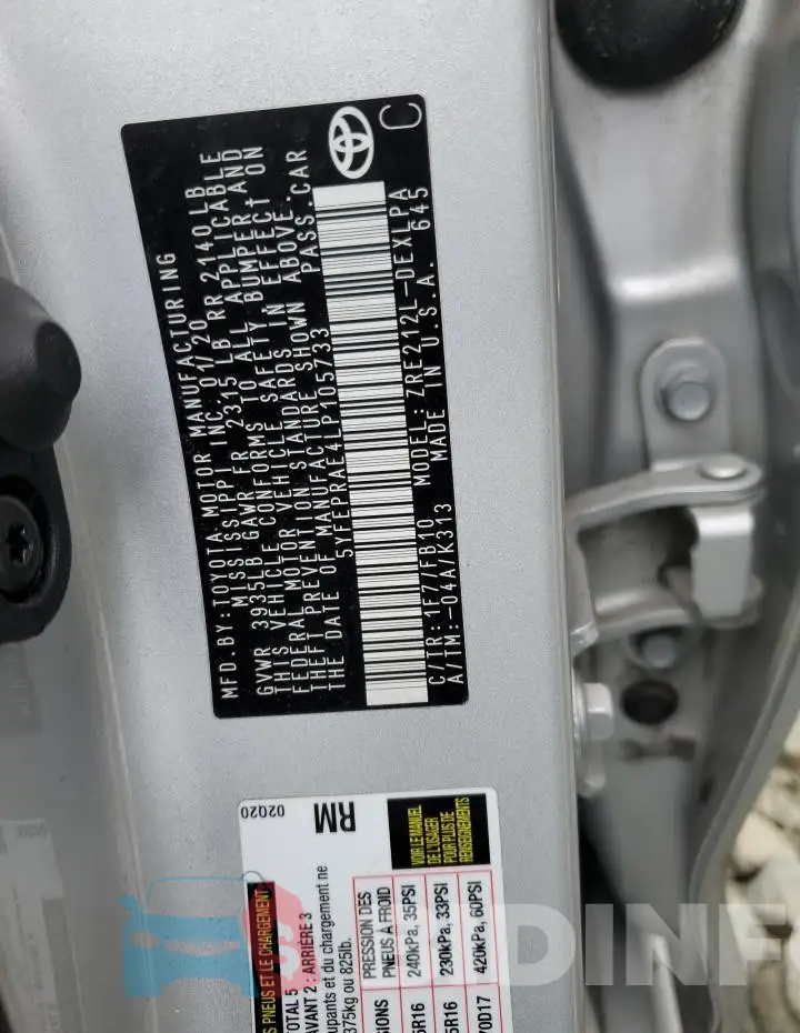5YFEPRAE4LP105733 Photo# 12