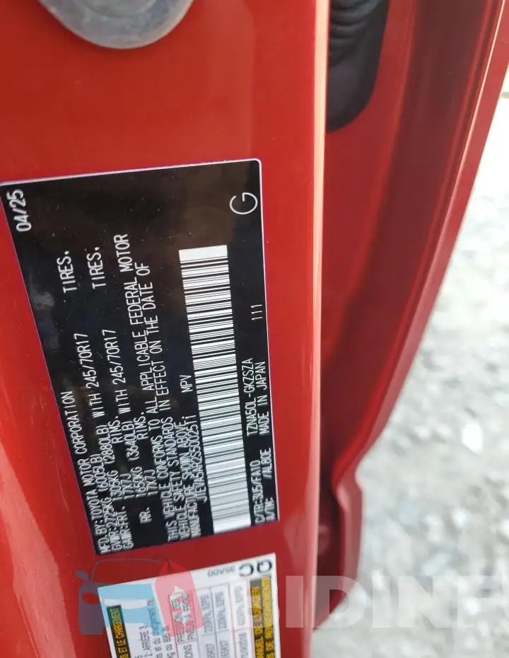 JTEVA5AR2S5002511 Photo# 12