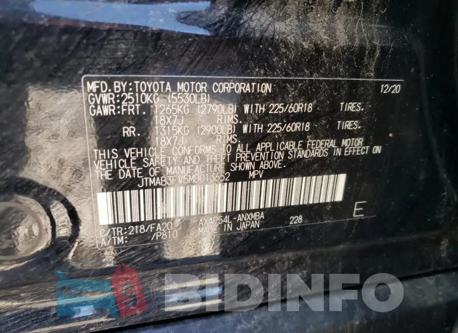 JTMAB3FV5MD013652 Photo# 13