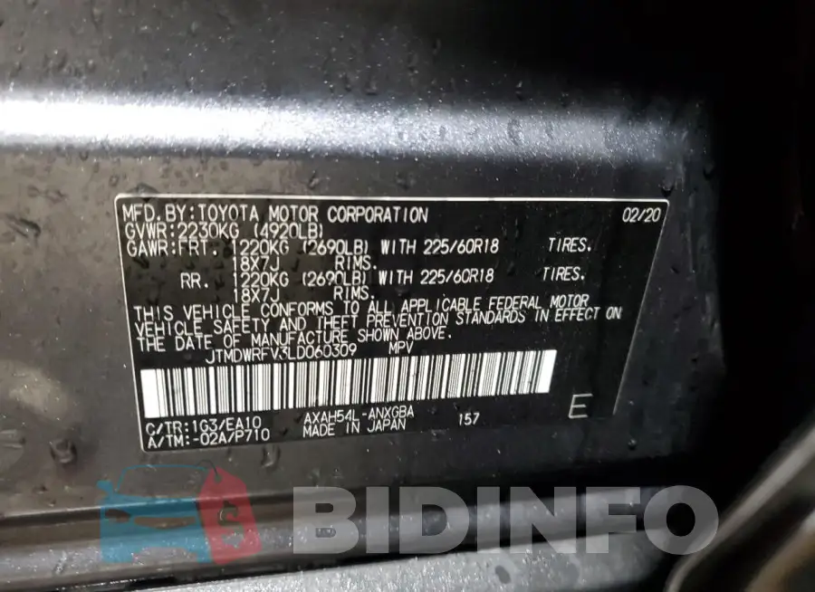 JTMDWRFV3LD060309 Photo# 13
