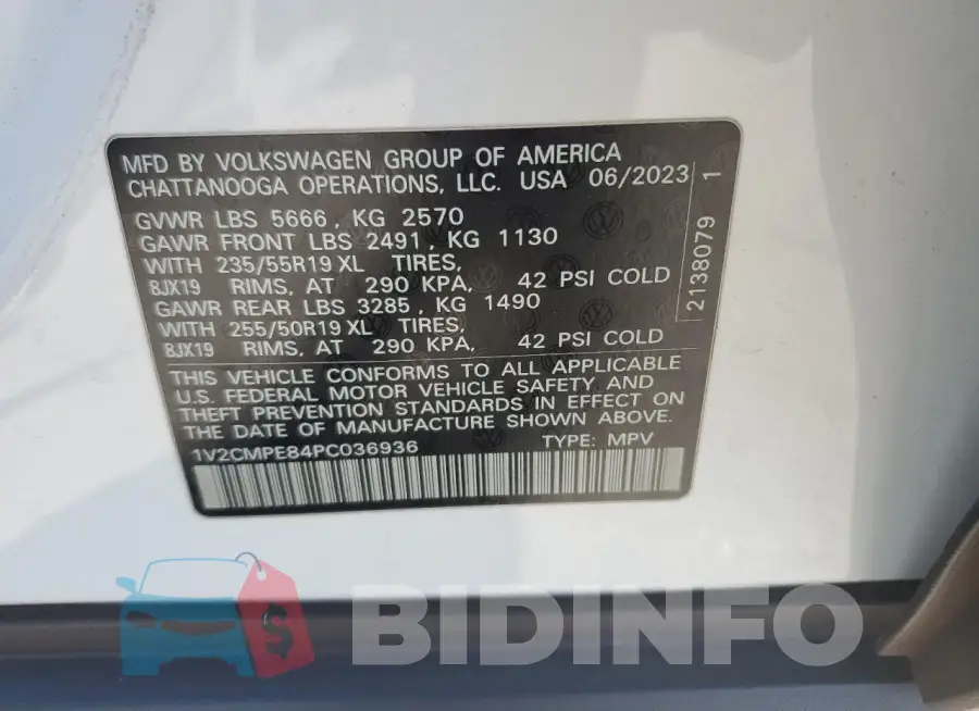 1V2CMPE84PC036936 Photo# 13