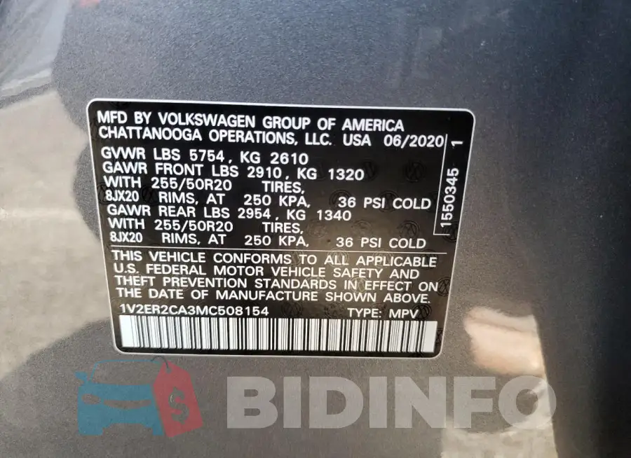 1V2ER2CA3MC508154 Photo# 13