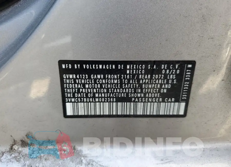 3VWC57BU6LM082368 Photo# 12